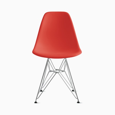 Eames Molded Plastic Wire-Base Side Chair (DSR)