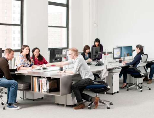 Antenna® Workspaces Antenna® Workspaces with Below Desk Extension Cabinet MultiGeneration Chair Generation Chair