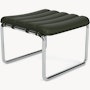 MR Stool - Volo Leather, Arbor Shade, Polished Chrome