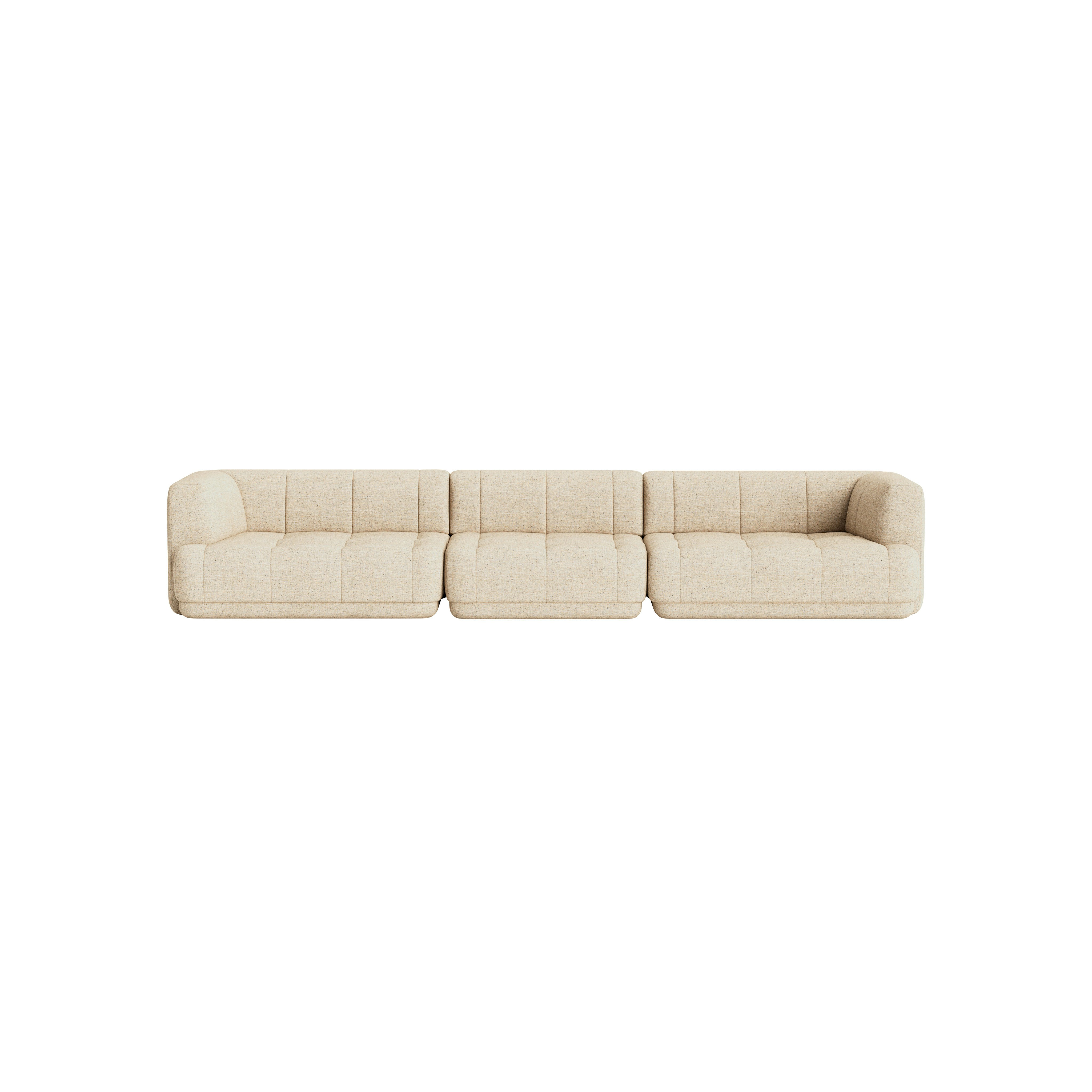 Quilton Modular Sofa - 154.5", Bolgheri, Natural"