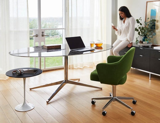 Saarinen Executive Arm Chair  saarinen executive arm chair florence knoll table desk saarinen side table work from home