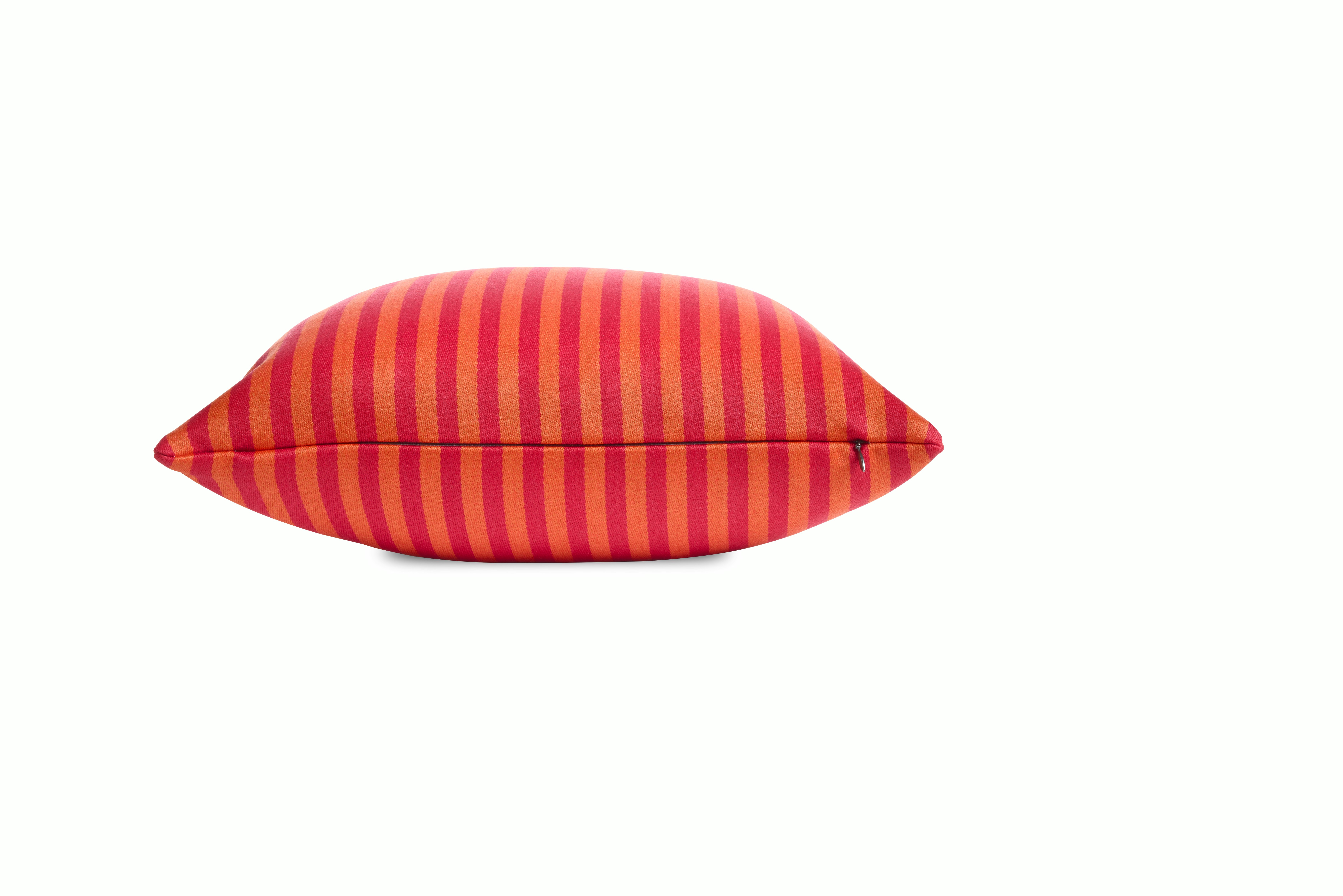 Toostripe Pillow - 17"x17"",  Orange Dark/Crimson Dark"