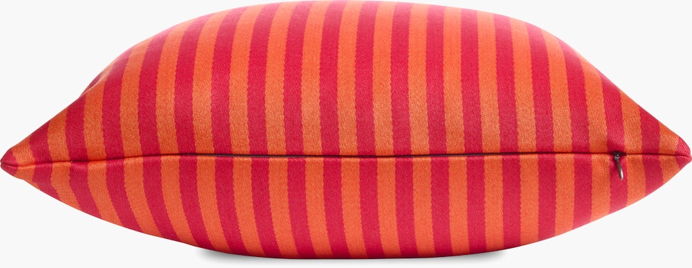 Toostripe Pillow - 17"x17"",  Orange Dark/Crimson Dark"