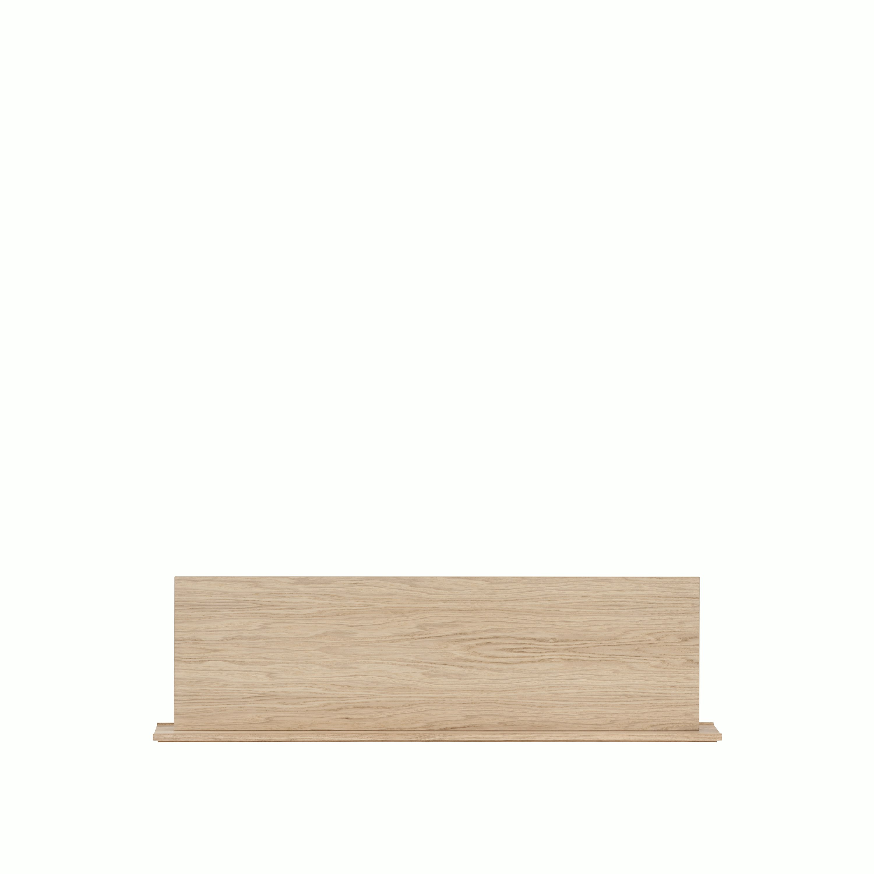 Linear system screen 125 oak veneer Muuto