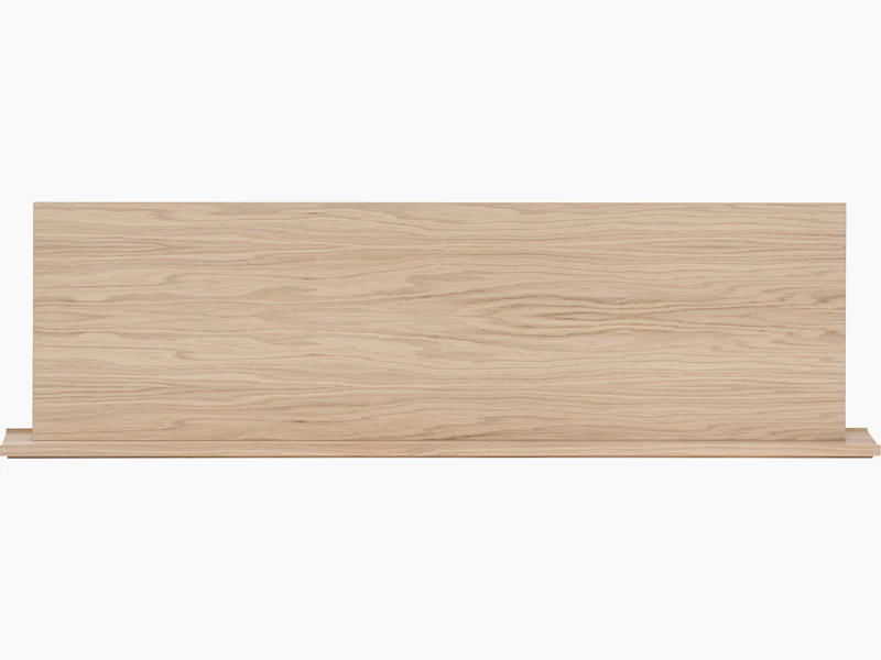 Linear system screen 125 oak veneer Muuto