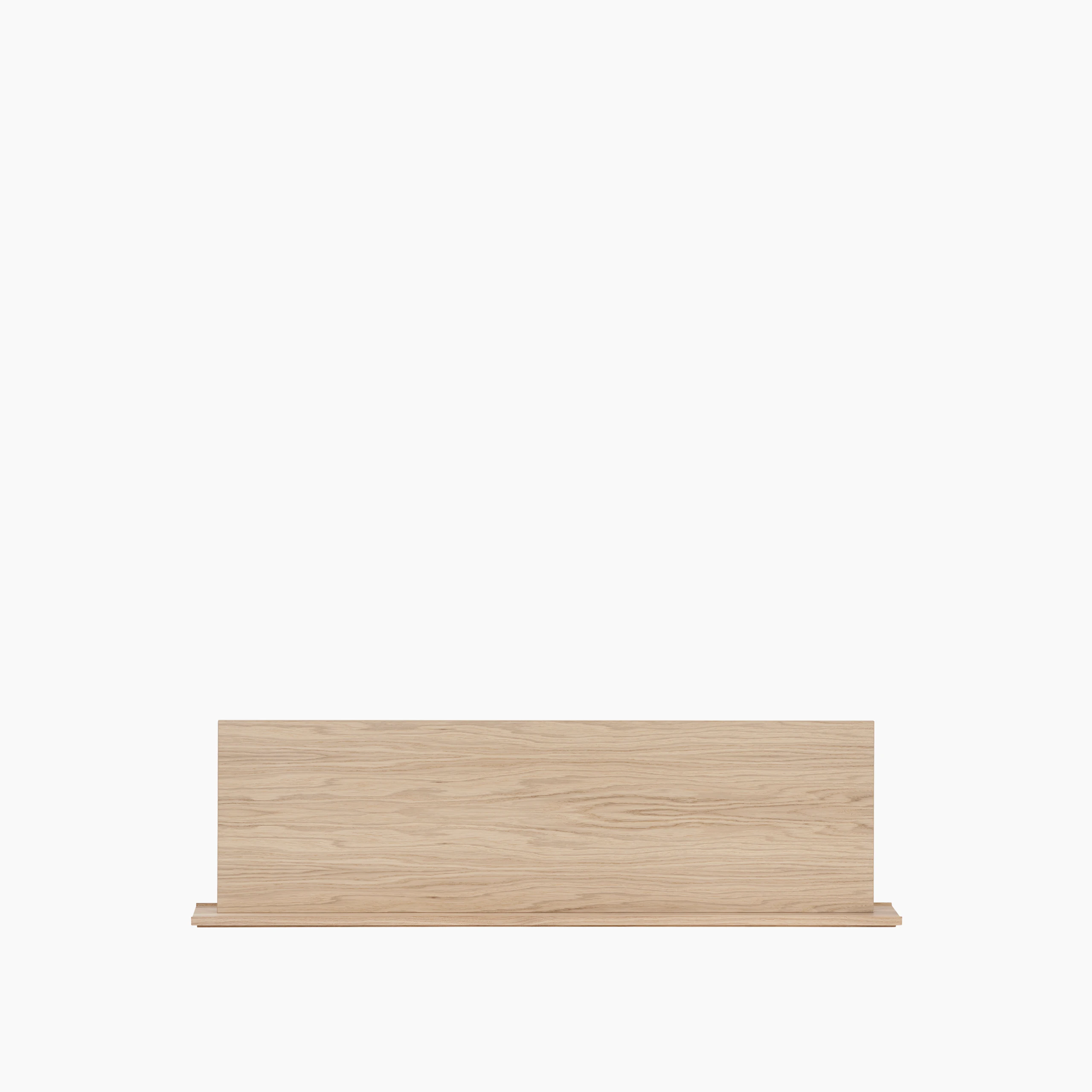 Linear system screen 125 oak veneer Muuto