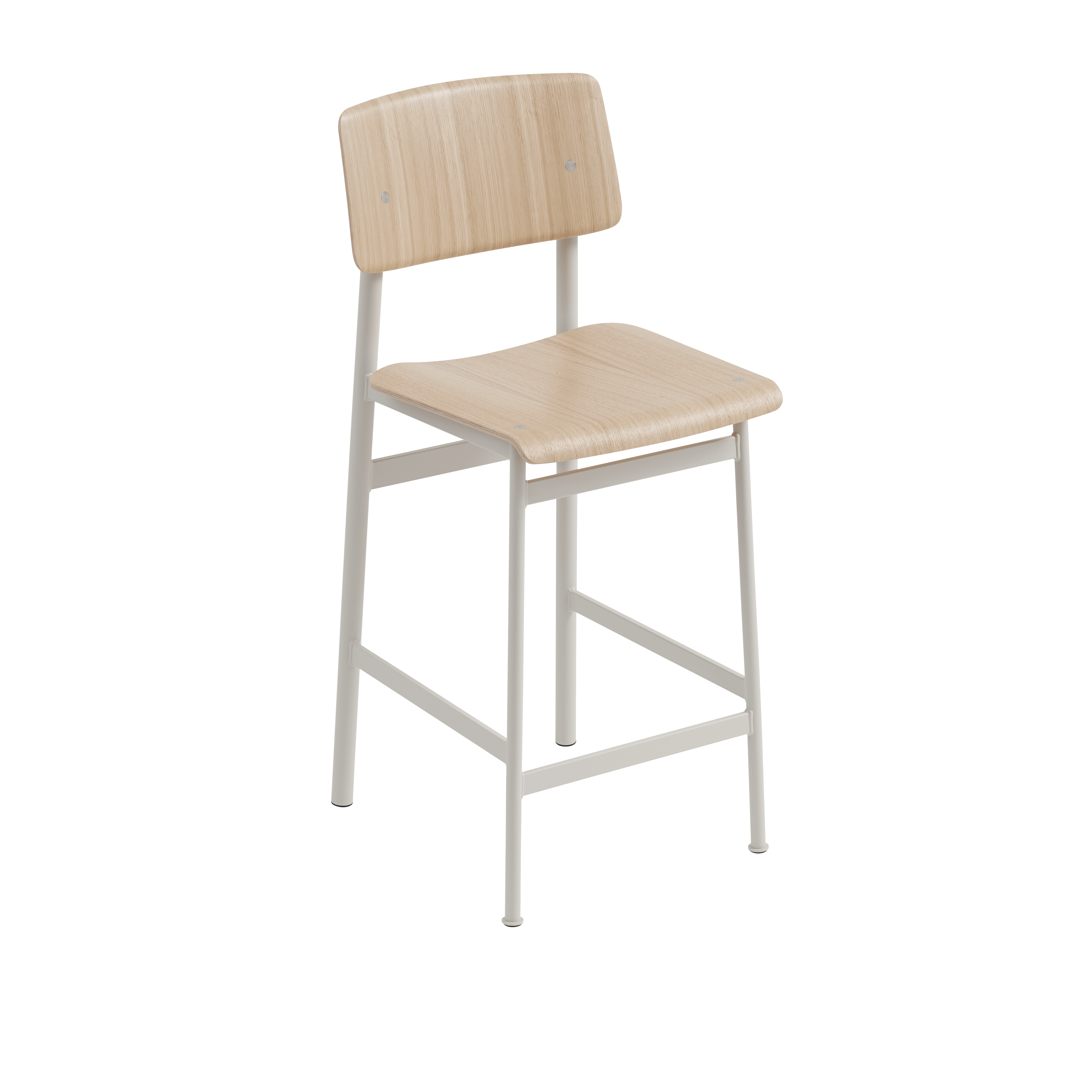 Loft CounterStool - Grey, Oak