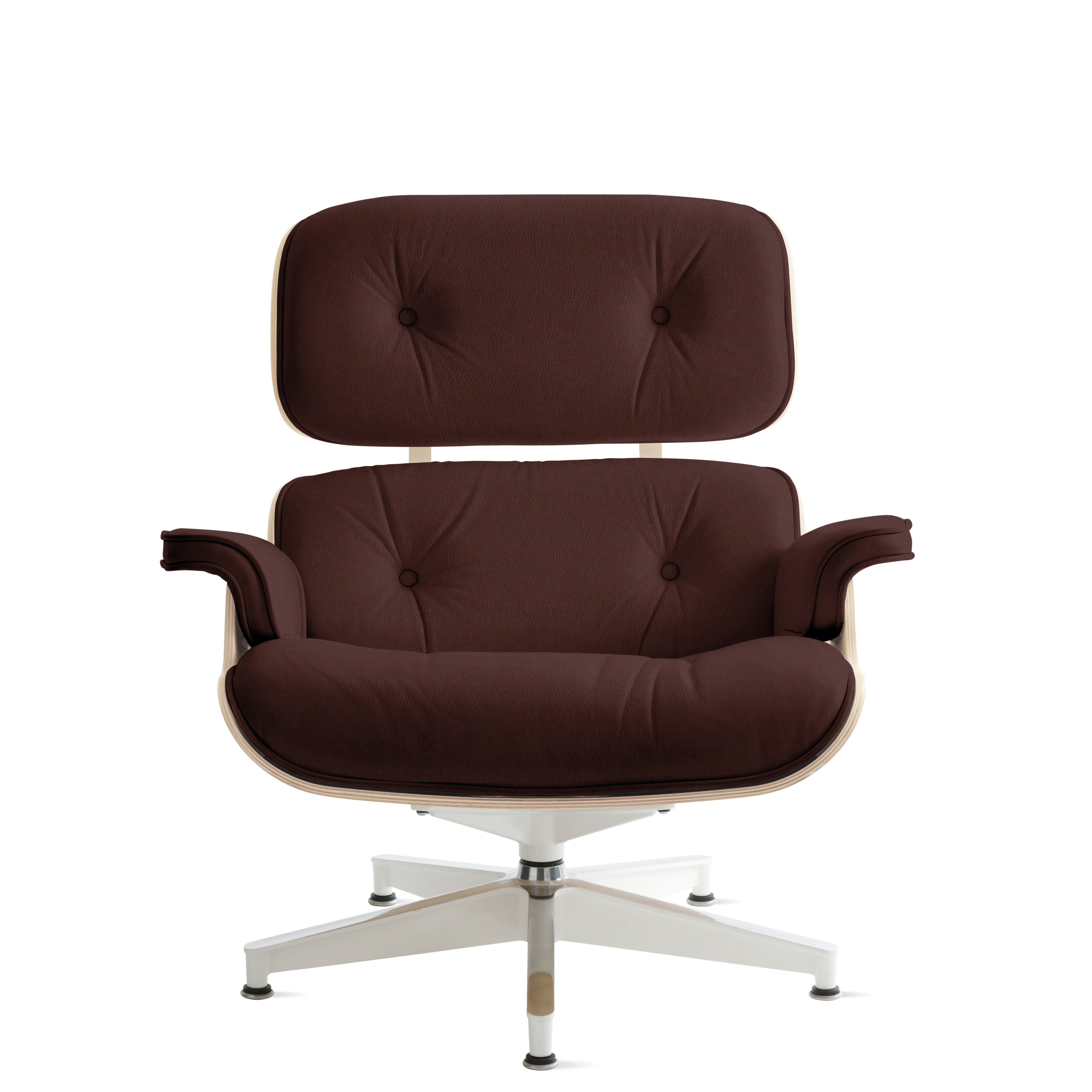 Eames Lounge Chair in Prone and Stow leathers