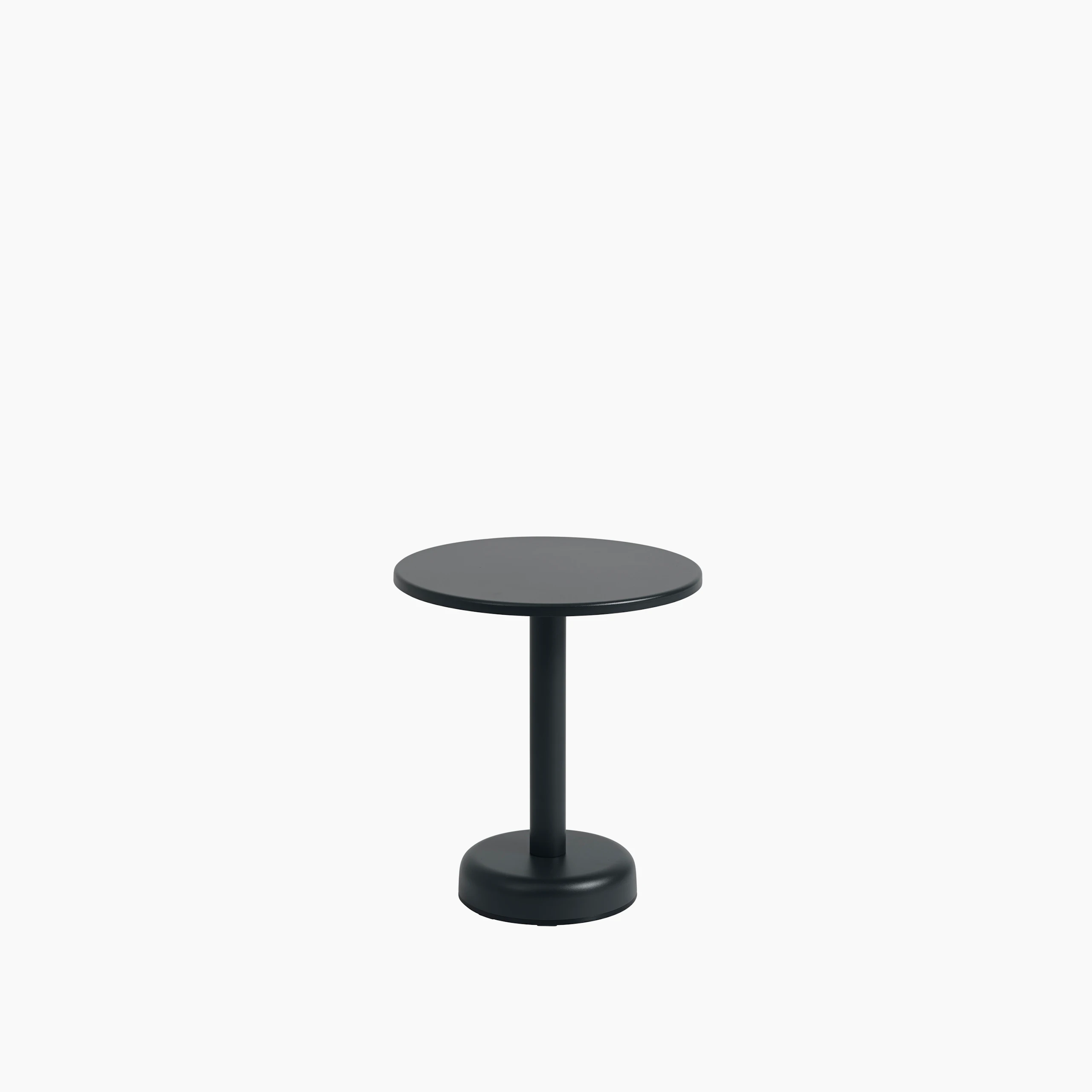 Linear steel coffee table 42 h47 black muuto