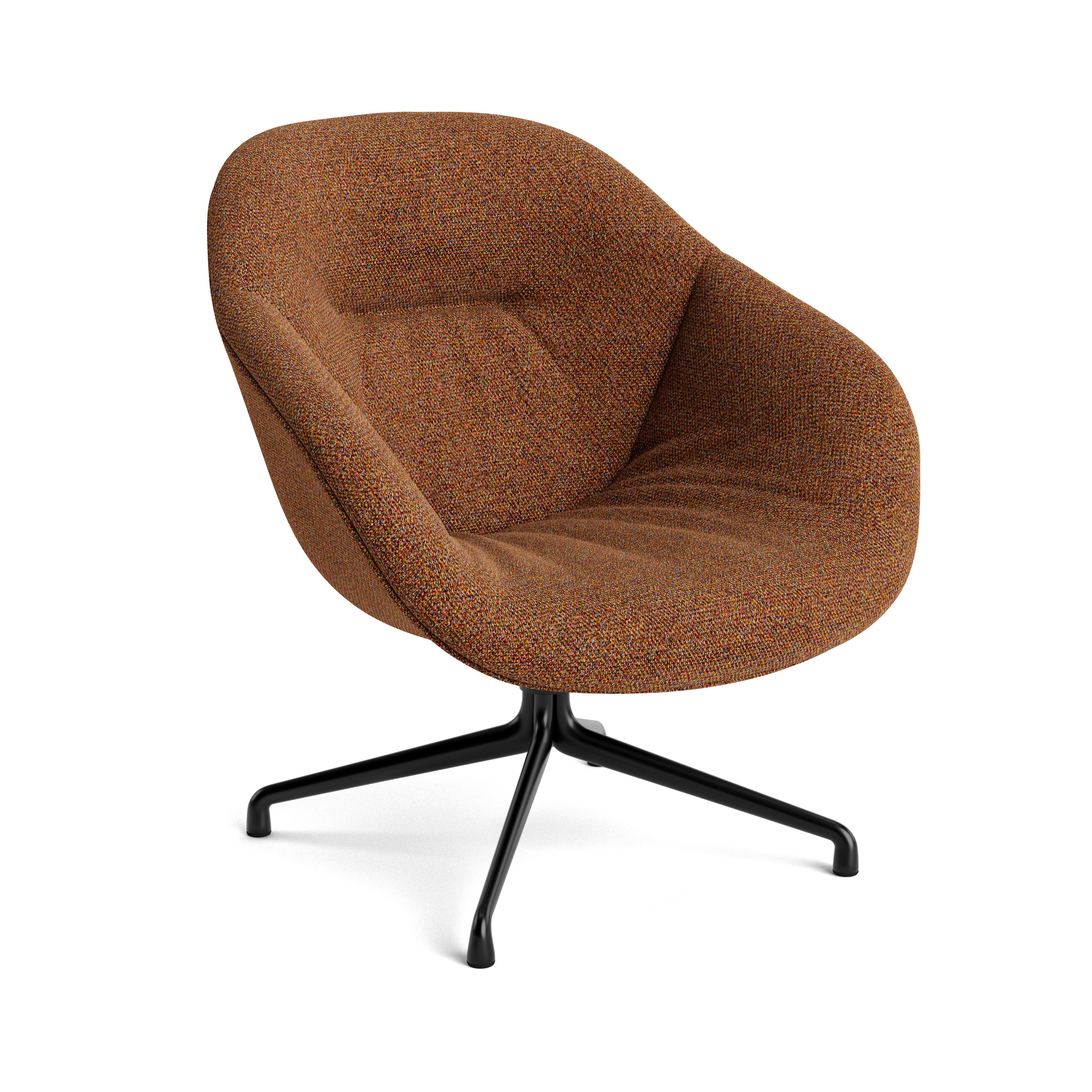 AAL 81 Swivel Chair, Low Back - Soft, Loft, 500 Flame, Black