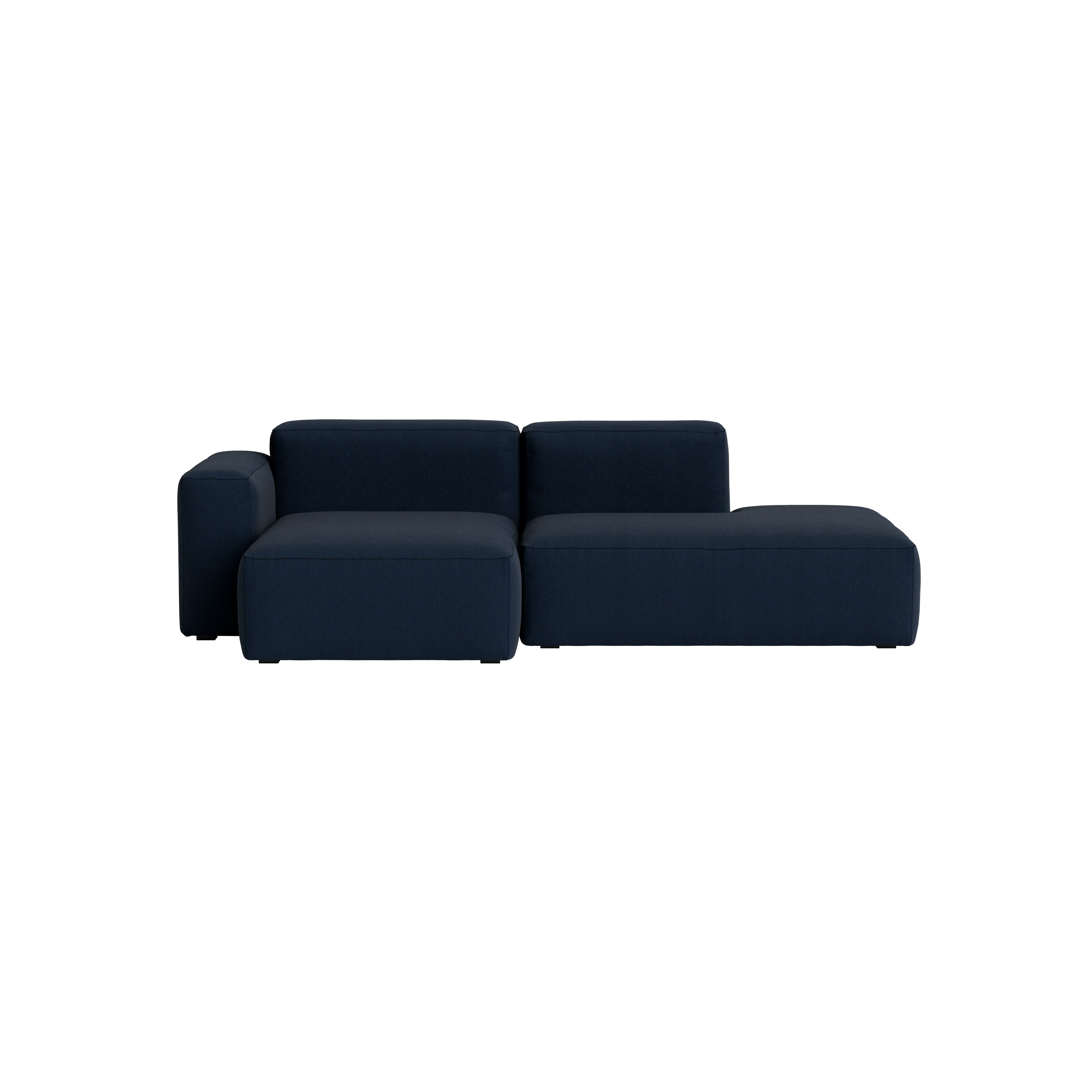 Mags SL Sectional Chaise - Left, Tartaglia, 871 Blue Black