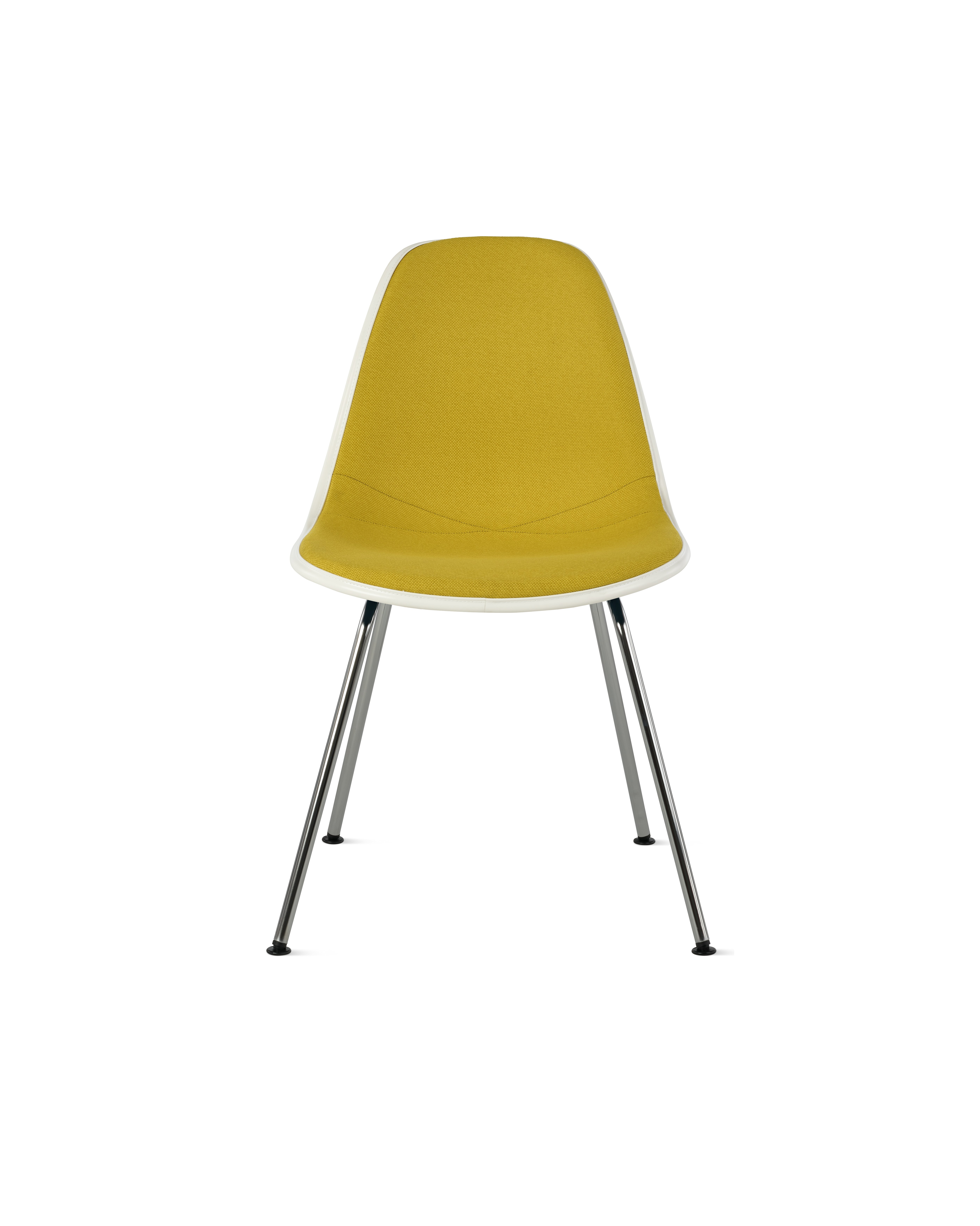 Eames Upholstered Molded Plastic Side Chair