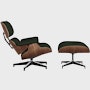 Eames Lounge and Ottoman in Prone and Stow leathers