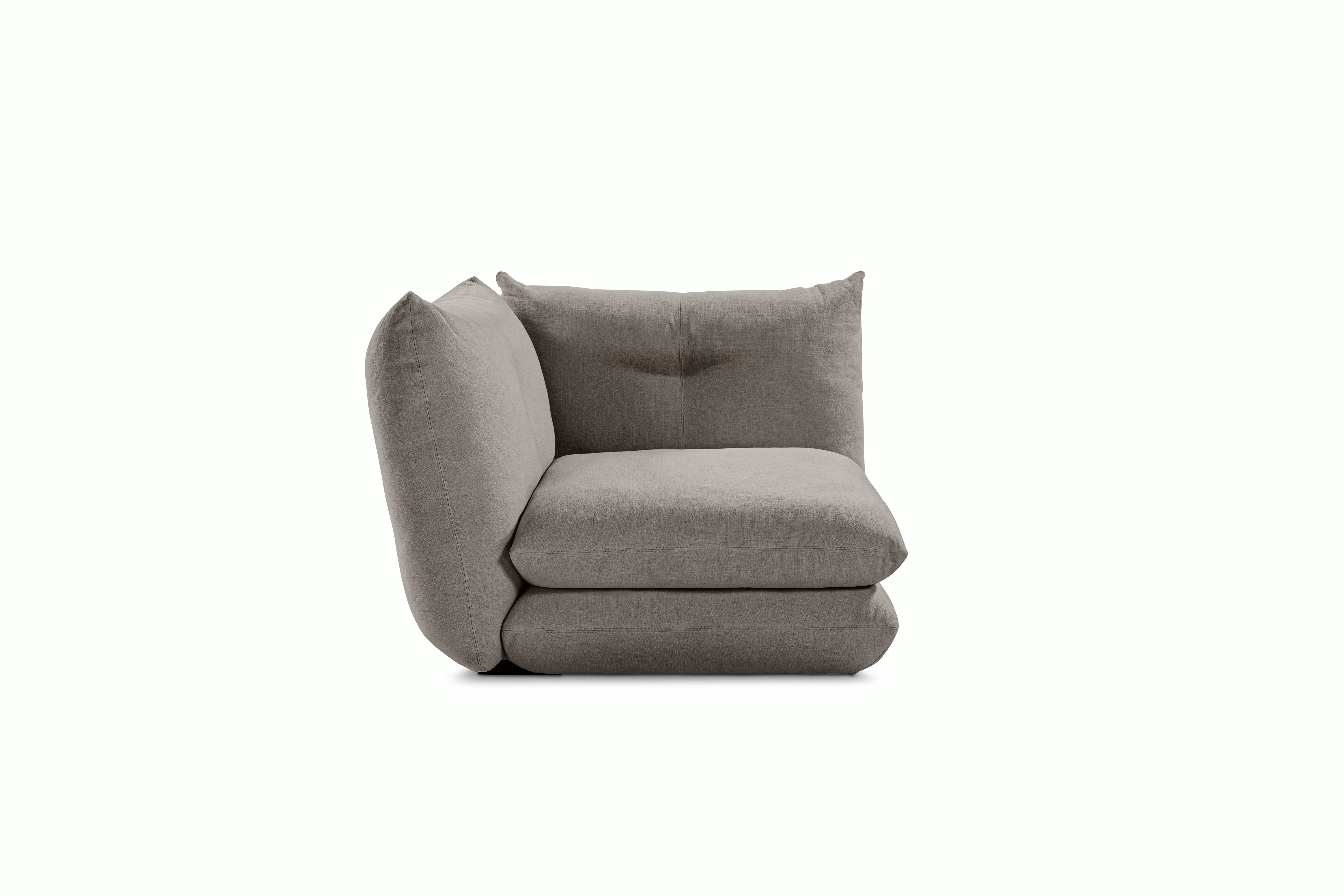 Pillo Corner Seat Module  - Standard or Deep Haven  Pewter