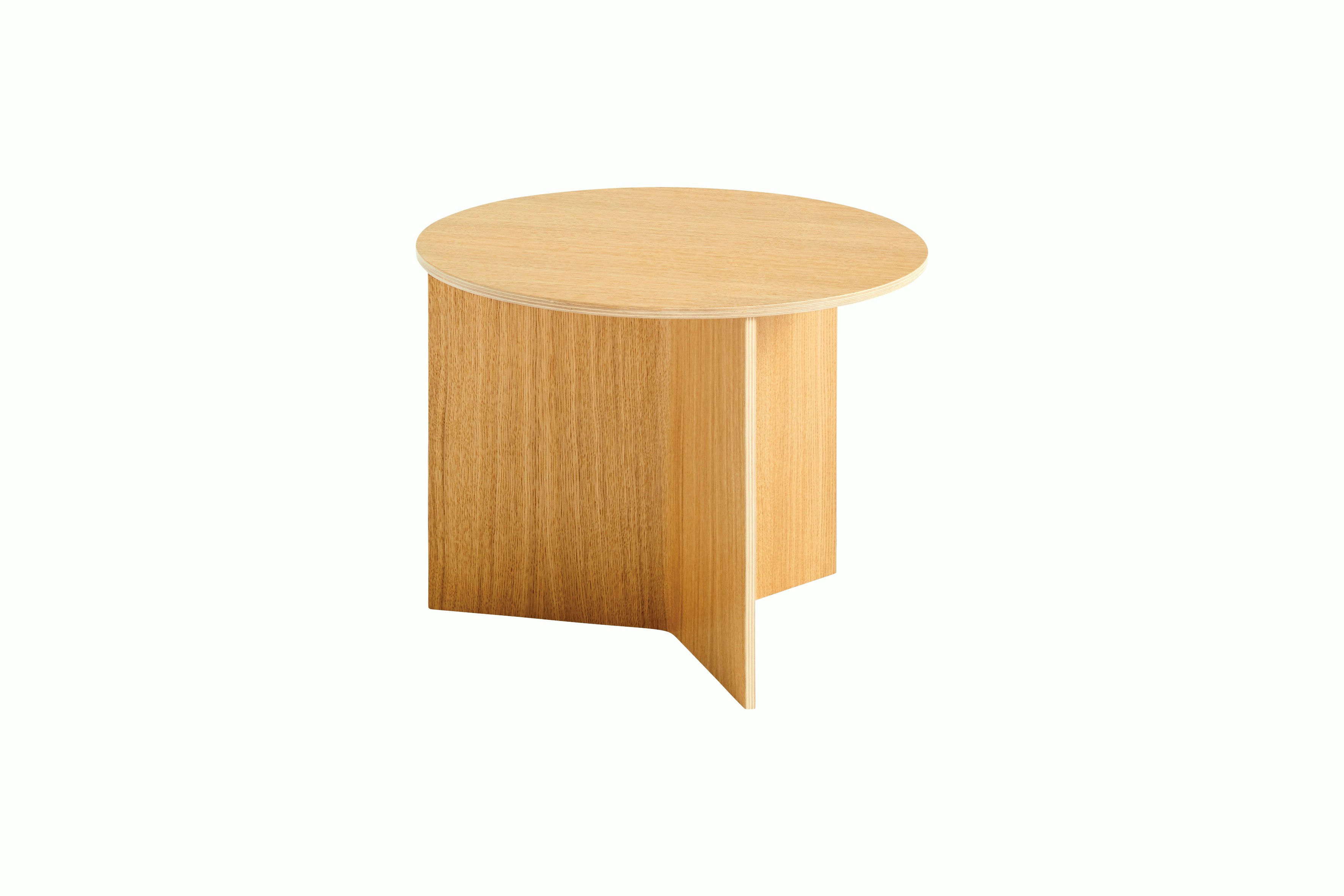 round particle board side table