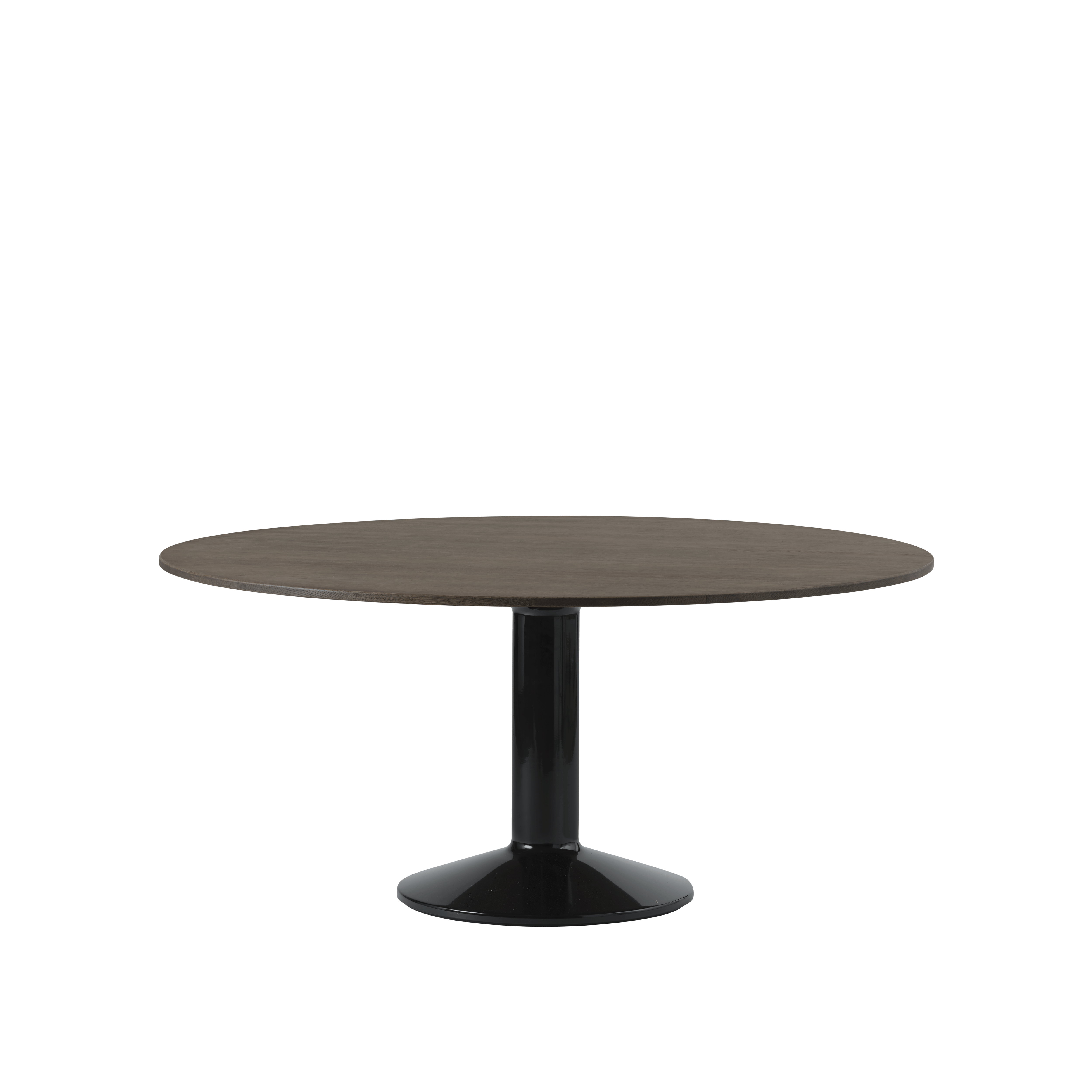 Midst Table - 63", Dark Oiled Oak / Black"