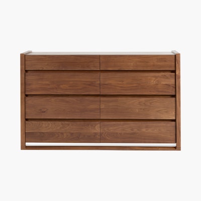 Matera Dresser - Eight Drawer, Walnut Matera Dresser - Eight Drawer, Walnut