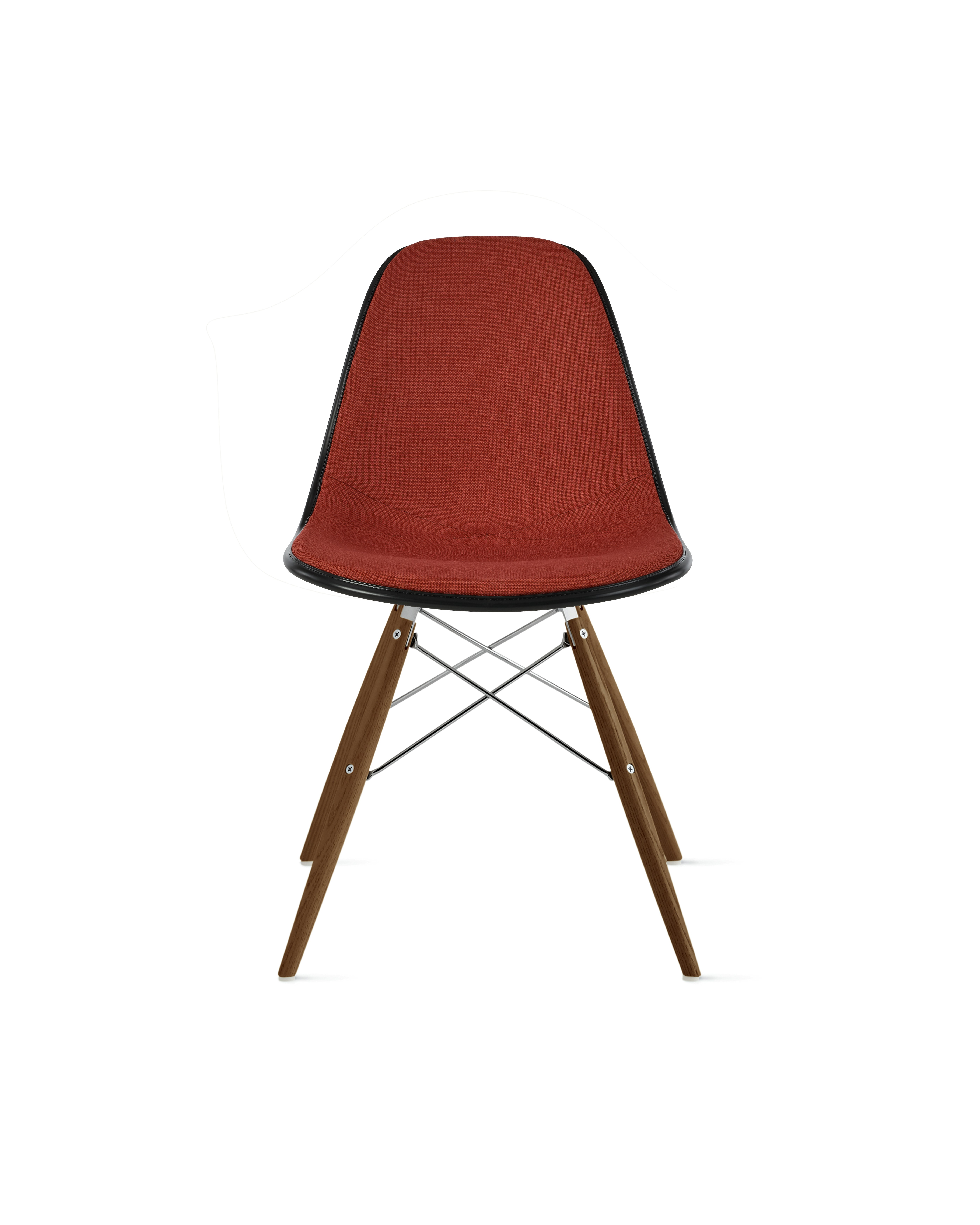 Eames Upholstered Molded Plastic Side Chair