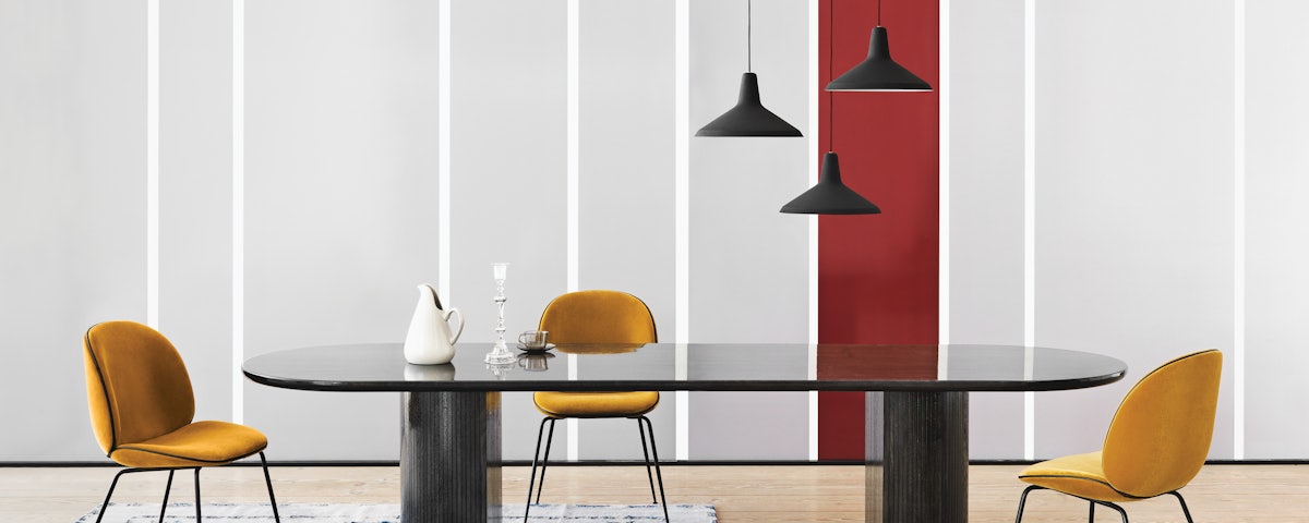 G10 Pendants in a dining room setting