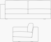 One Arm - 1" Block Leg