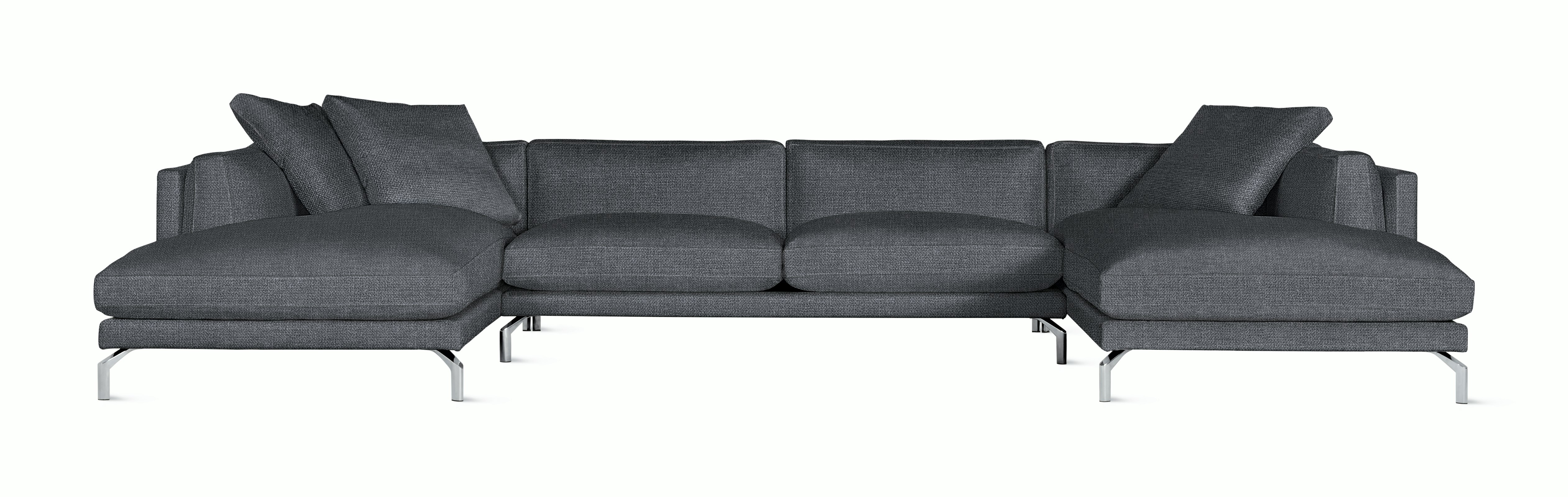 Como Double Chaise Sectional