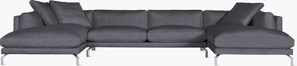 Como Double Chaise Sectional