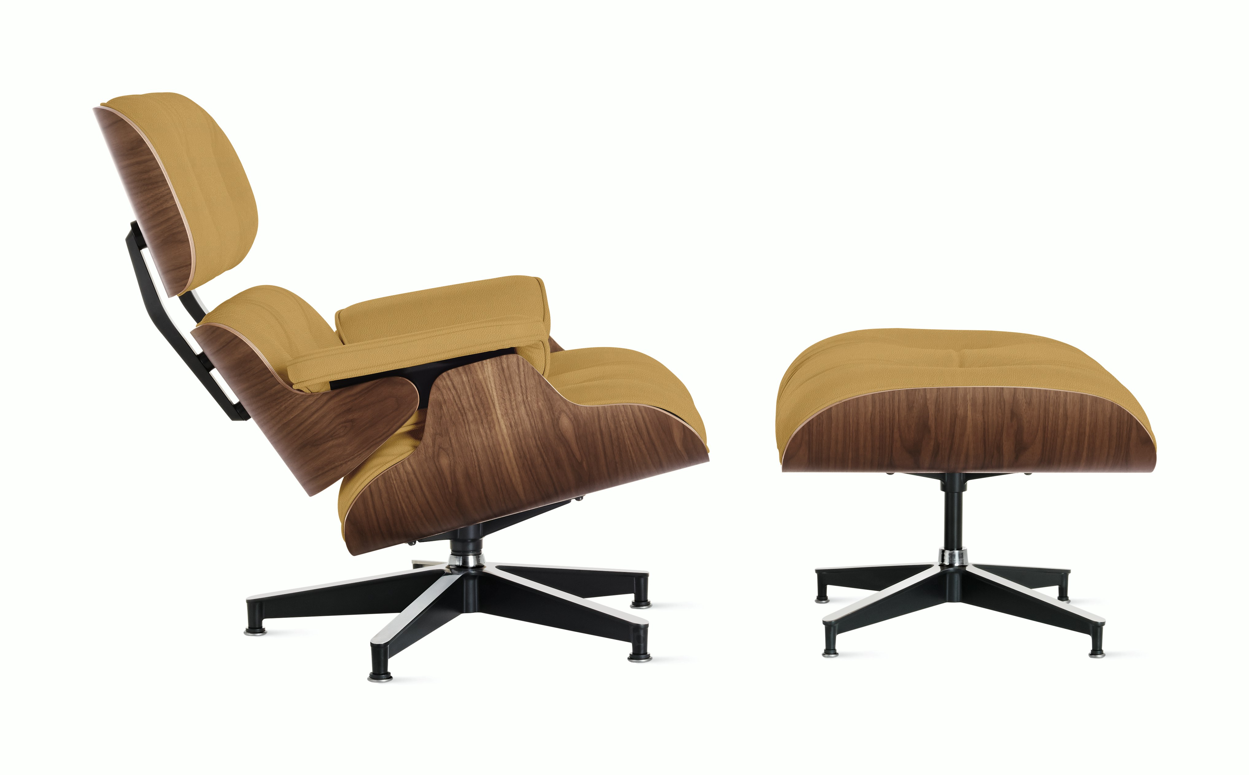 Eames Lounge and Ottoman in Prone and Stow leathers