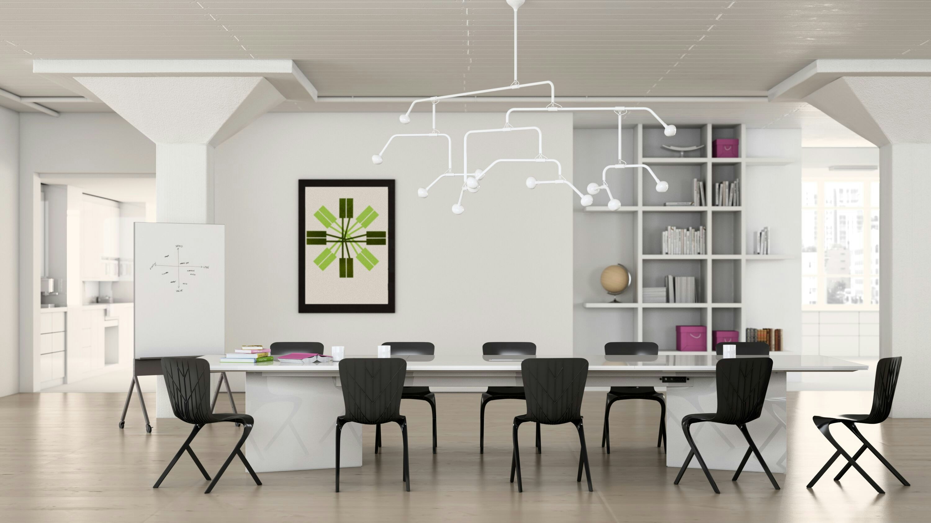 LSM Conference Table Series VBase Knoll