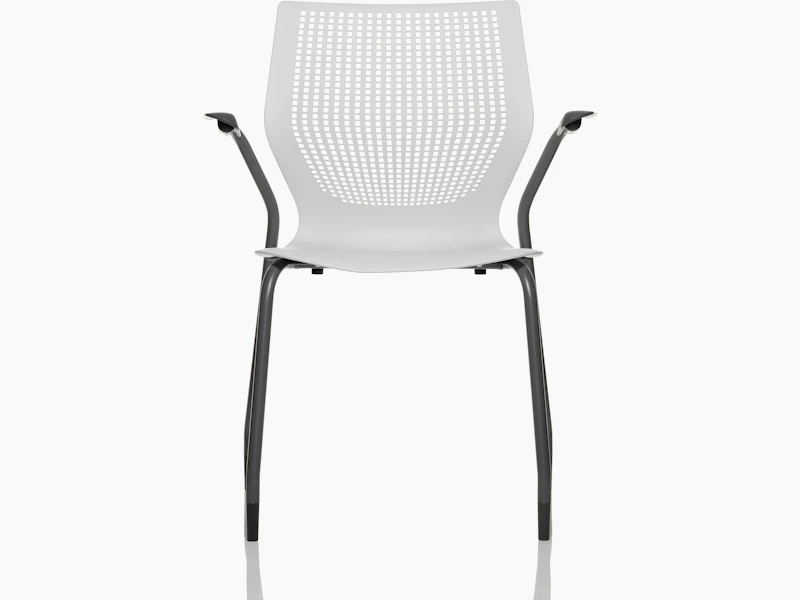 MultiGeneration by Knoll grey side chair