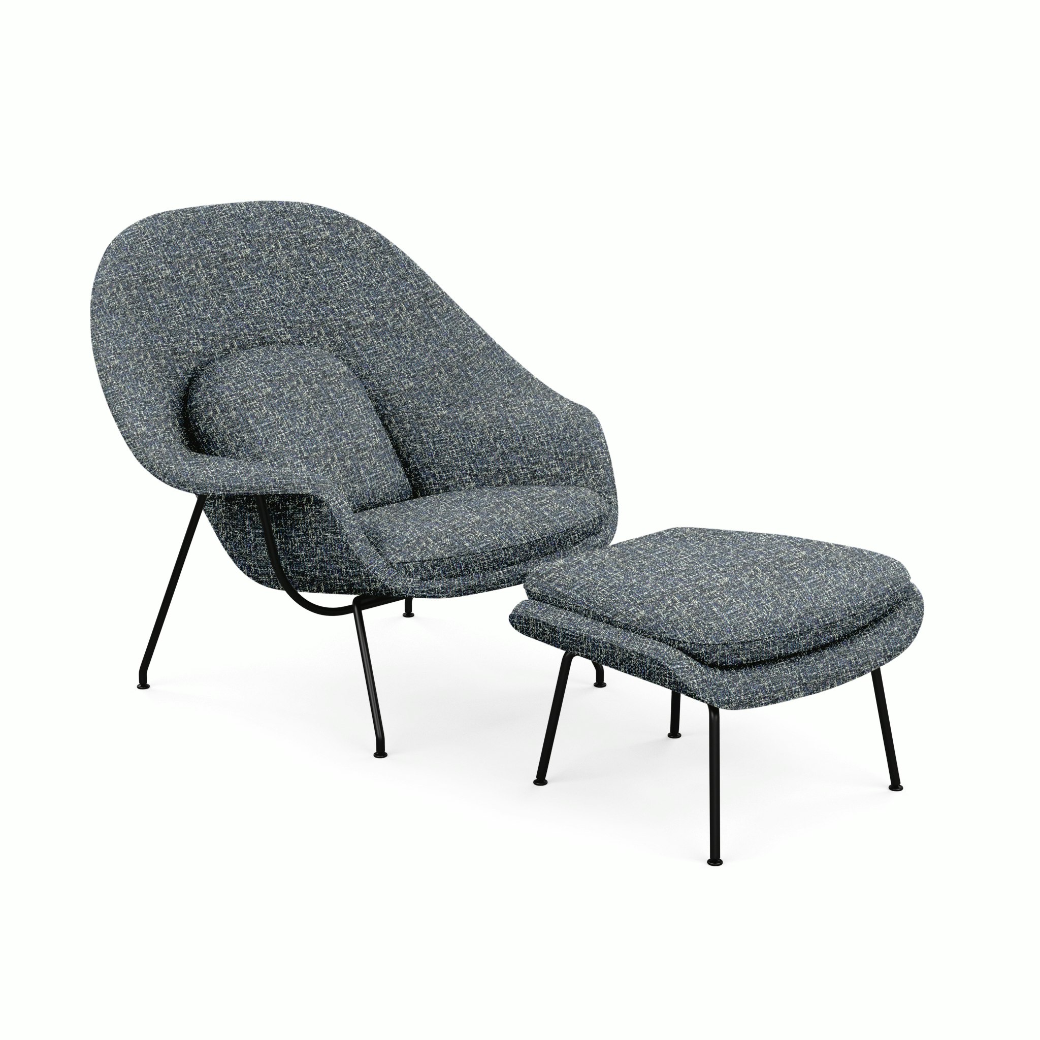 Womb Chair and Ottoman