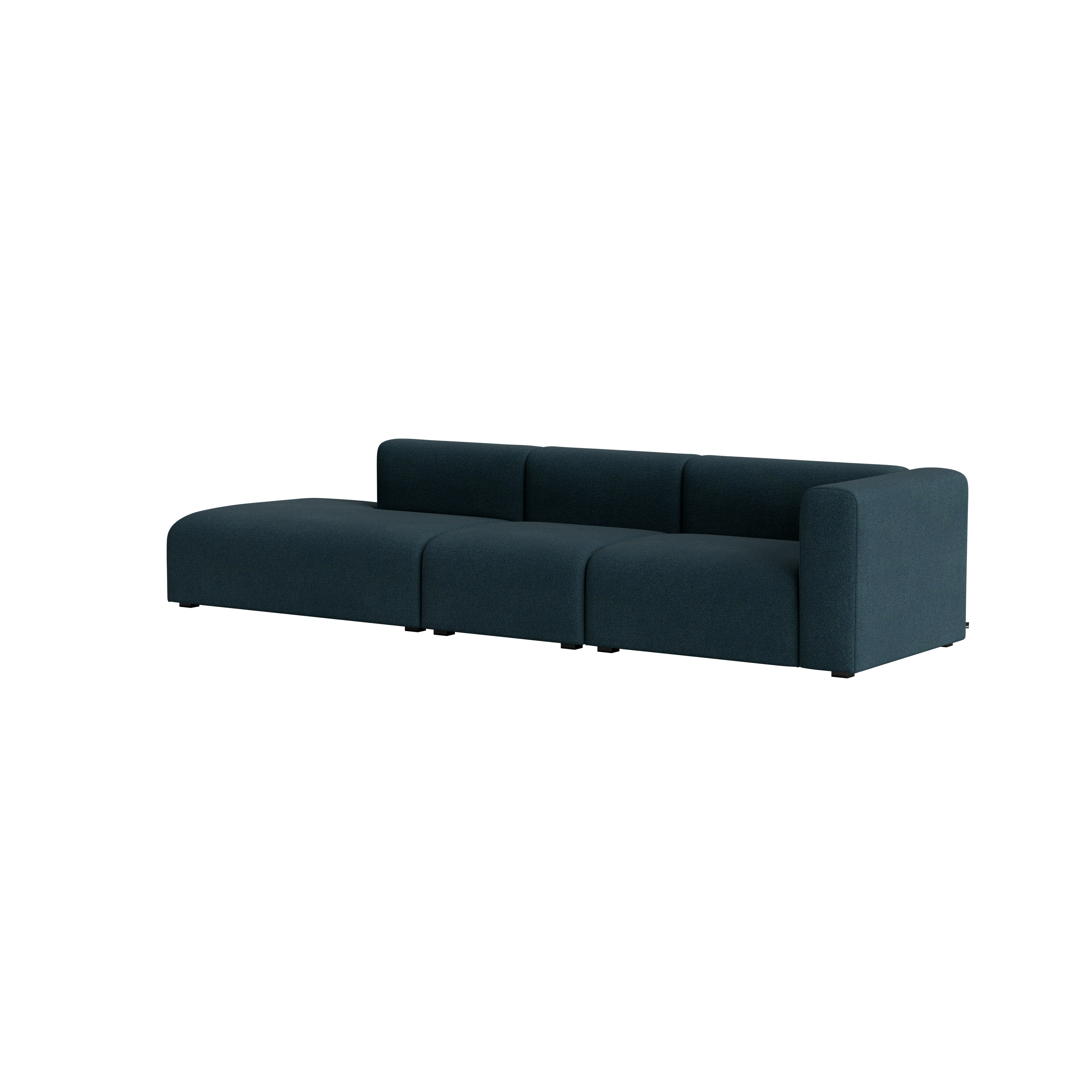 Mags One-Arm 3 Seat Sofa - Right, Pecora, Blue