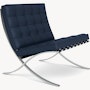 Barcelona Chair -  Acqua Leather, Cote d'Azur