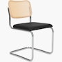 Cesca Chair With Upholstered Seat Pad Cesca Upholstered Seat Side Chair