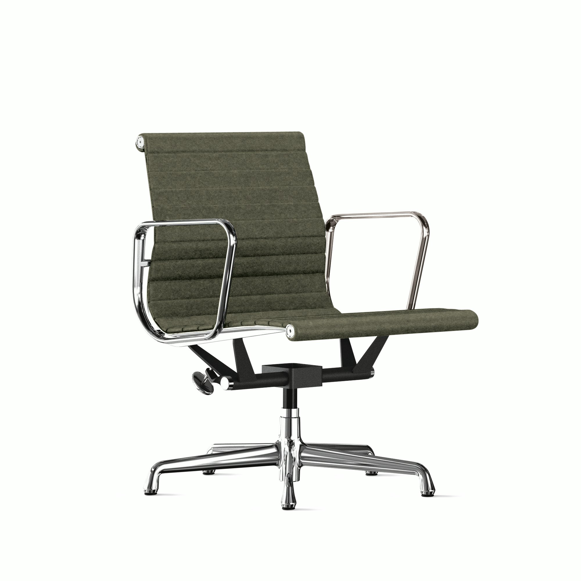 Eames Aluminum Group Chair - Management Height,  Manual Lift