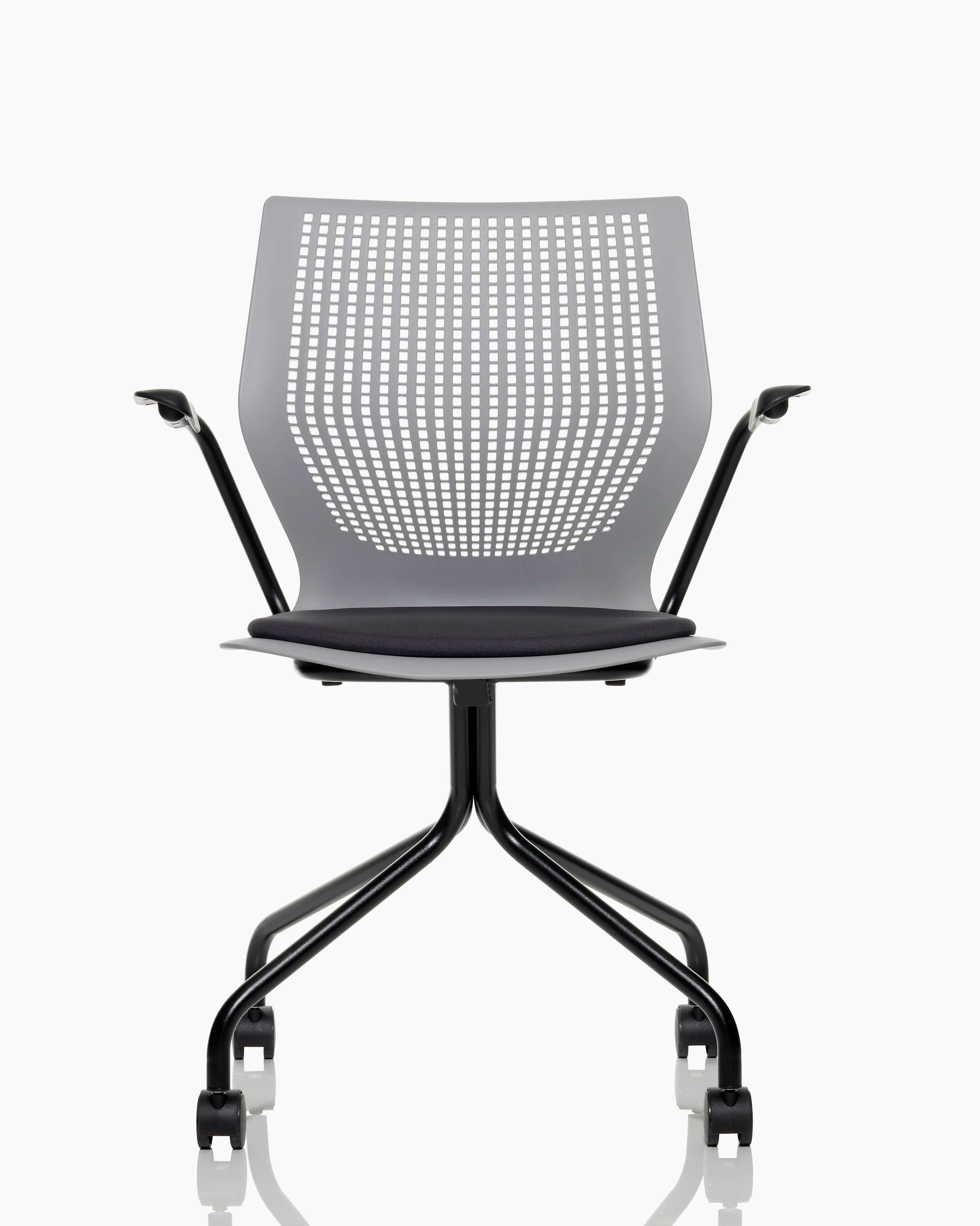 MultiGeneration by Knoll grey Stacking Chair
