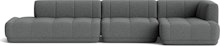 Quilton One-Arm Wide Sectional
