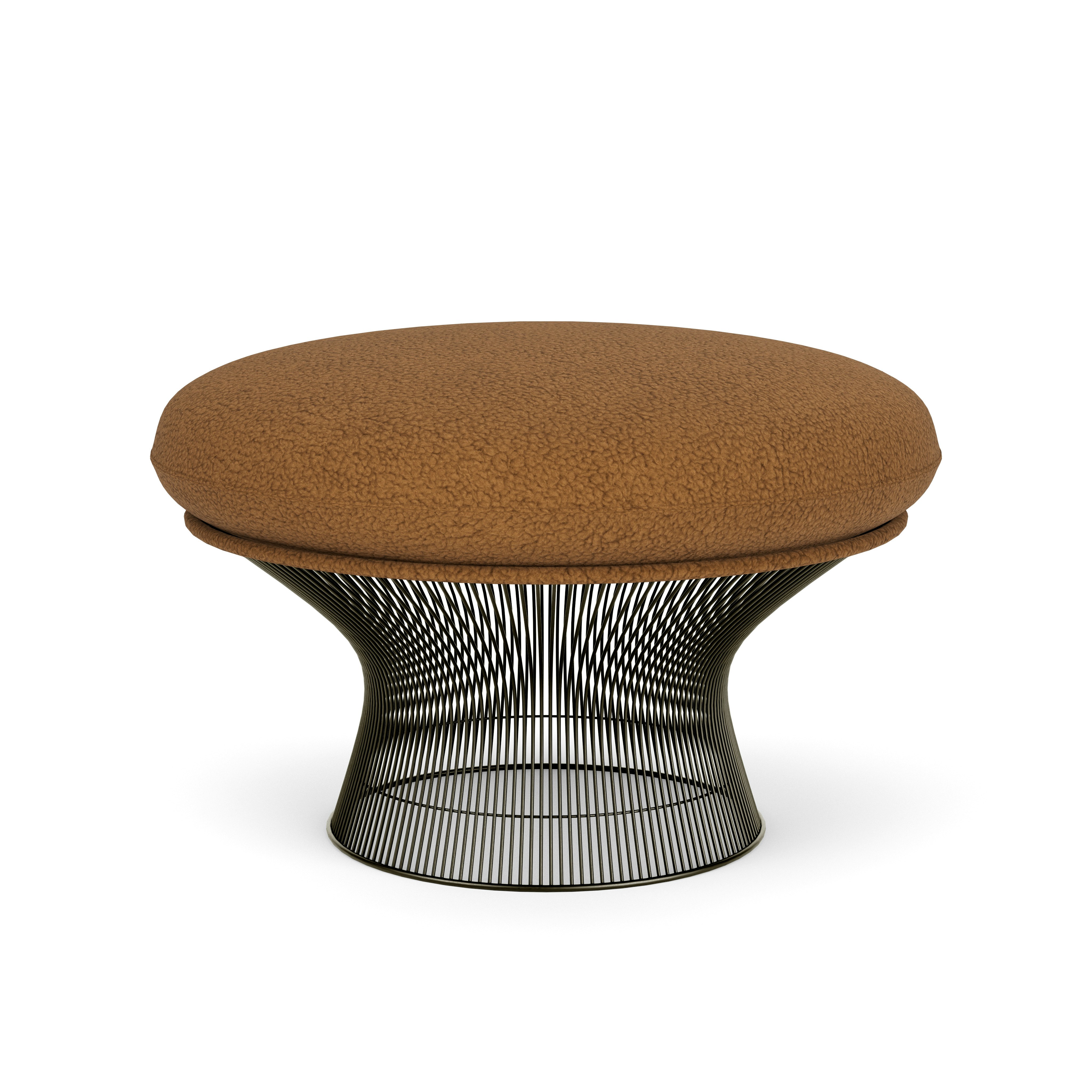 Platner Ottoman - Metallic Bronze, Puff, Bronze