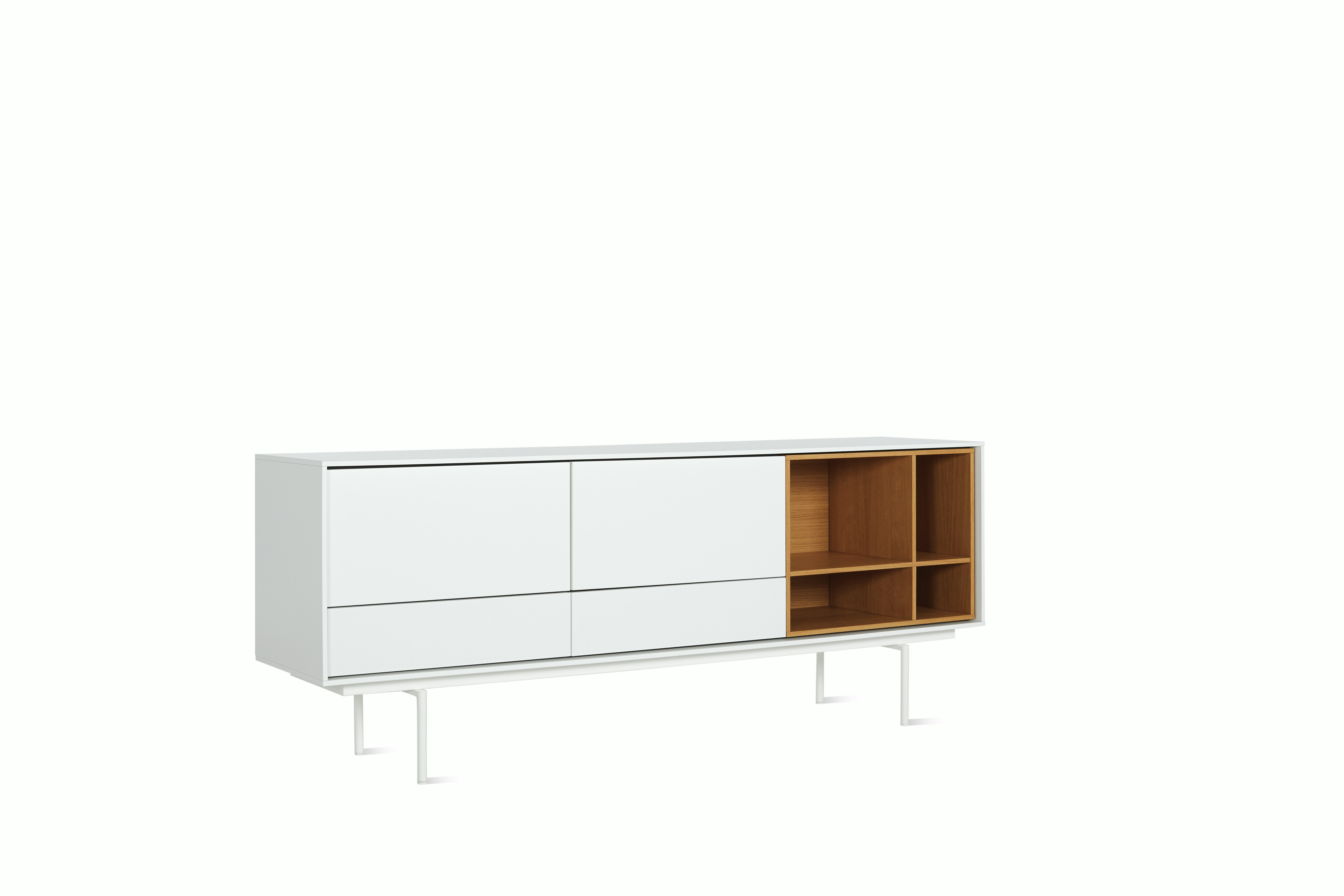 Aura Credenza Four Leg Base