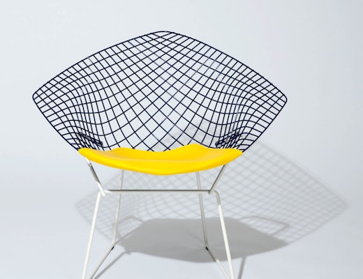 Bertoia Two-Tone Diamond Chair Harry Bertoia Diamond Chair Two-Tone