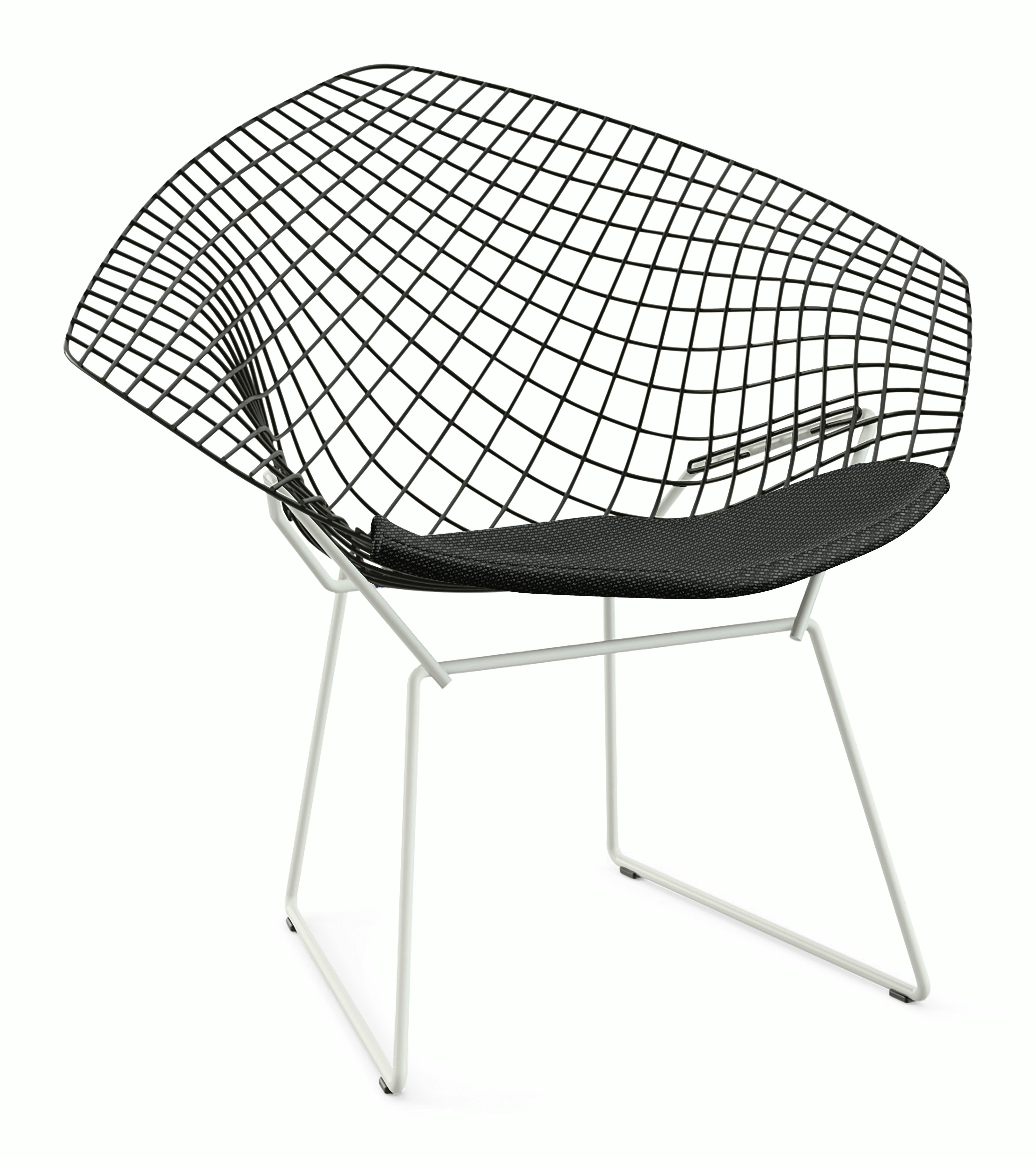 Bertoia Diamond Lounge Chair with Seat Pad