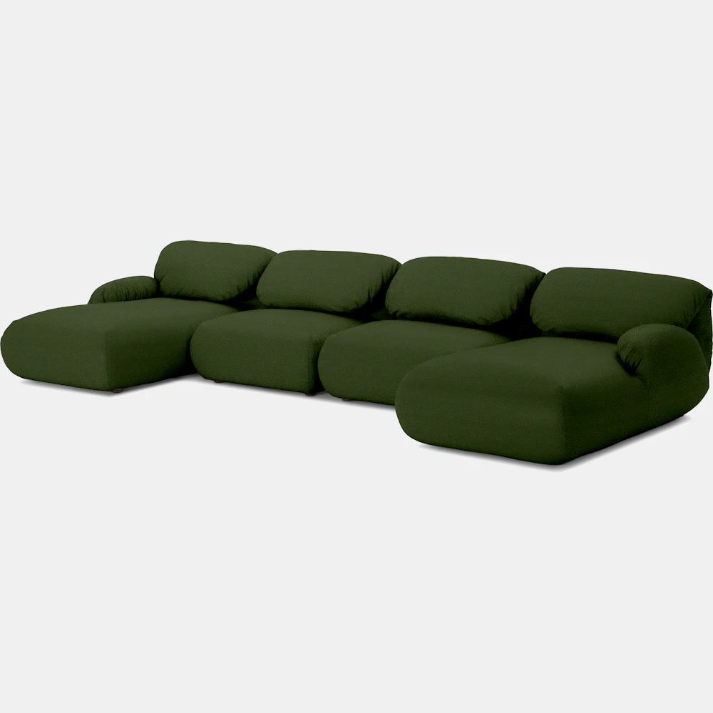 Luva Modular Double Chaise Sectional – Design Within Reach