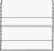 String Closet Shelving 27 Shoe - 1 Bay - 32" Wide Shelves