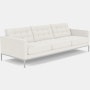 Florence Knoll Relaxed Sofa - Two Seater, Hourglass, Air, Pol Chrome