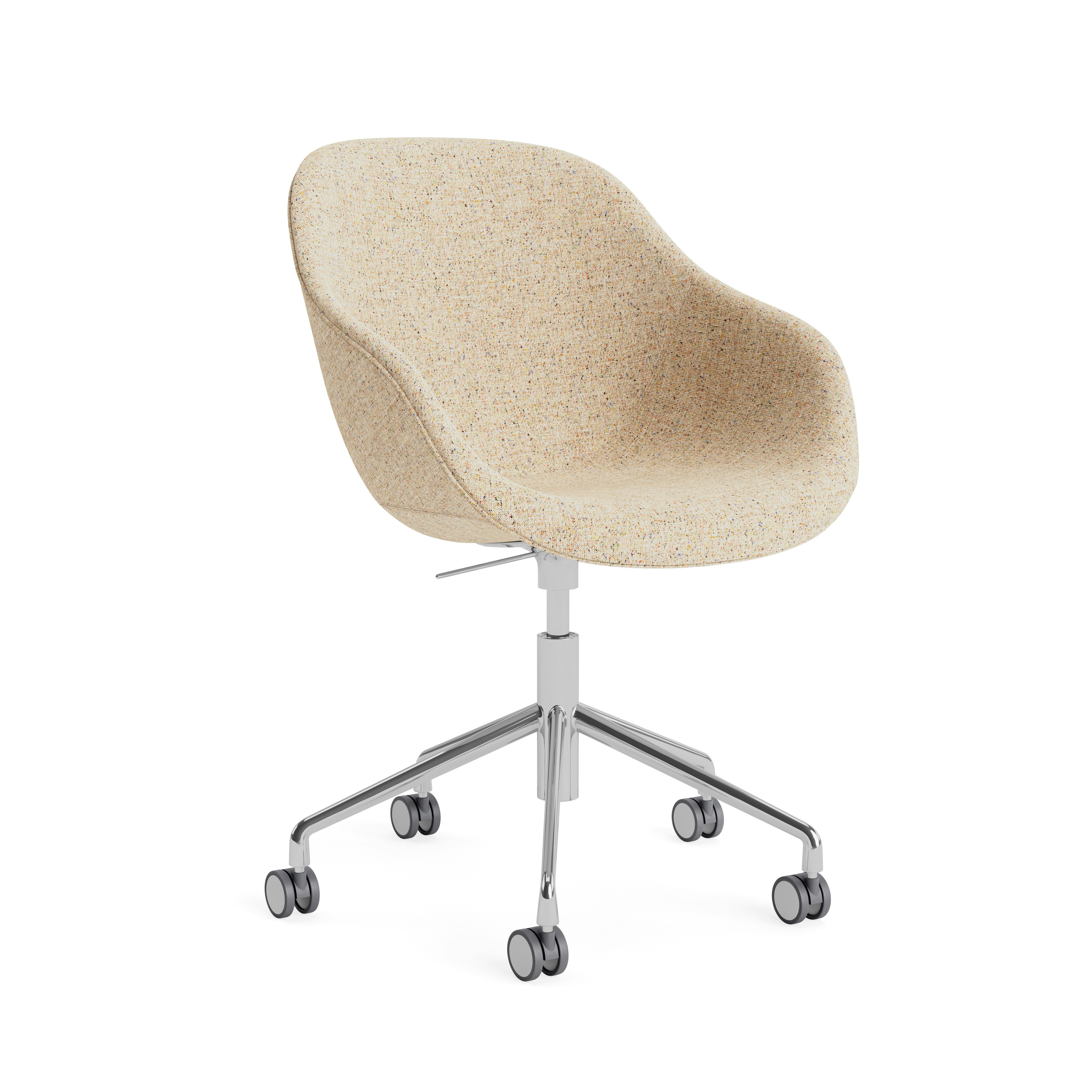 AAC 153 - Uph Task Armchair - Bolgheri, Natural - Polished Aluminum
