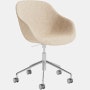 AAC 153 - Uph Task Armchair - Bolgheri, Natural - Polished Aluminum