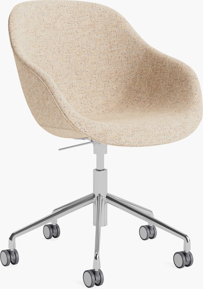 AAC 153 - Uph Task Armchair - Bolgheri, Natural - Polished Aluminum