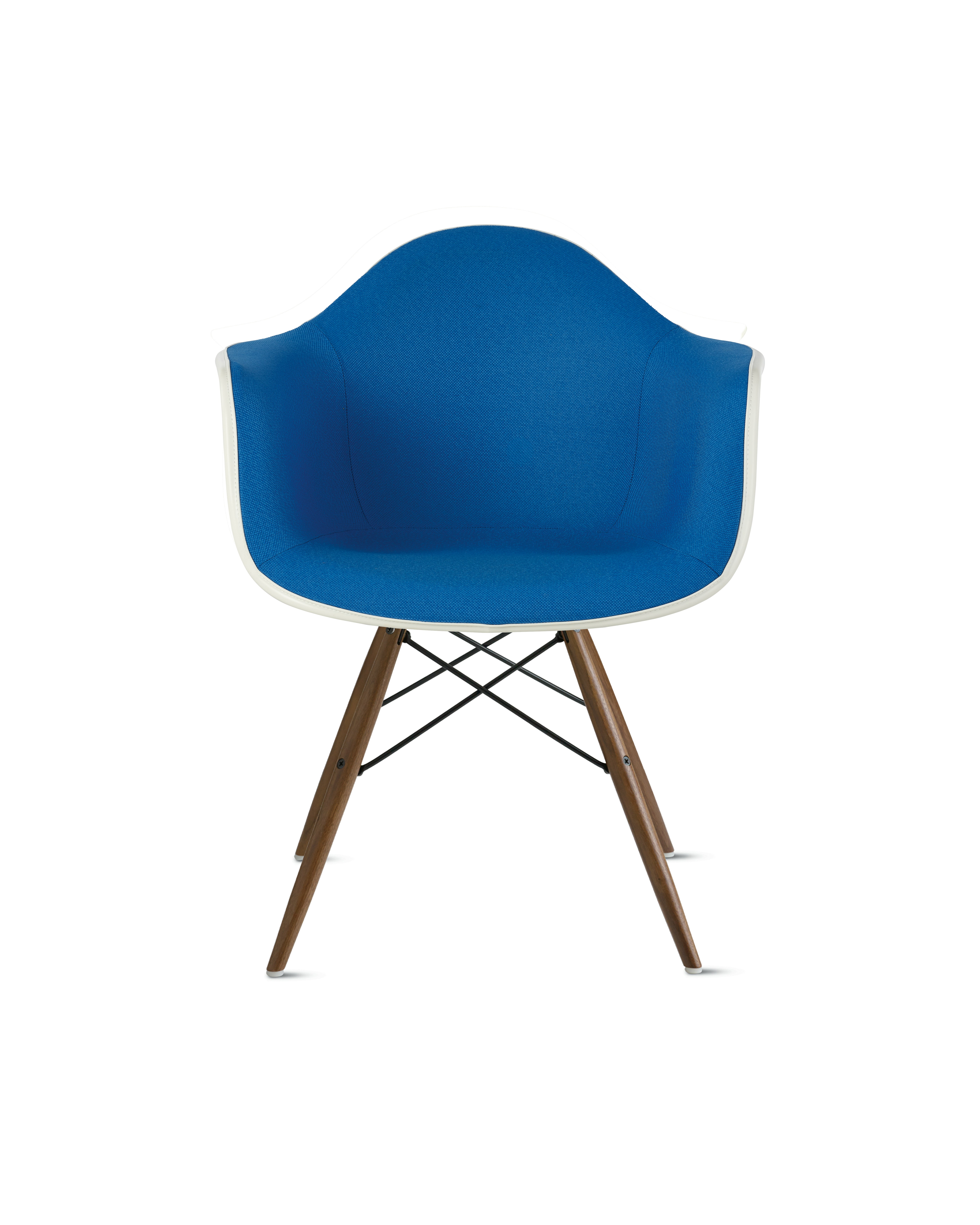 Eames Upholstered Molded Plastic Armchair