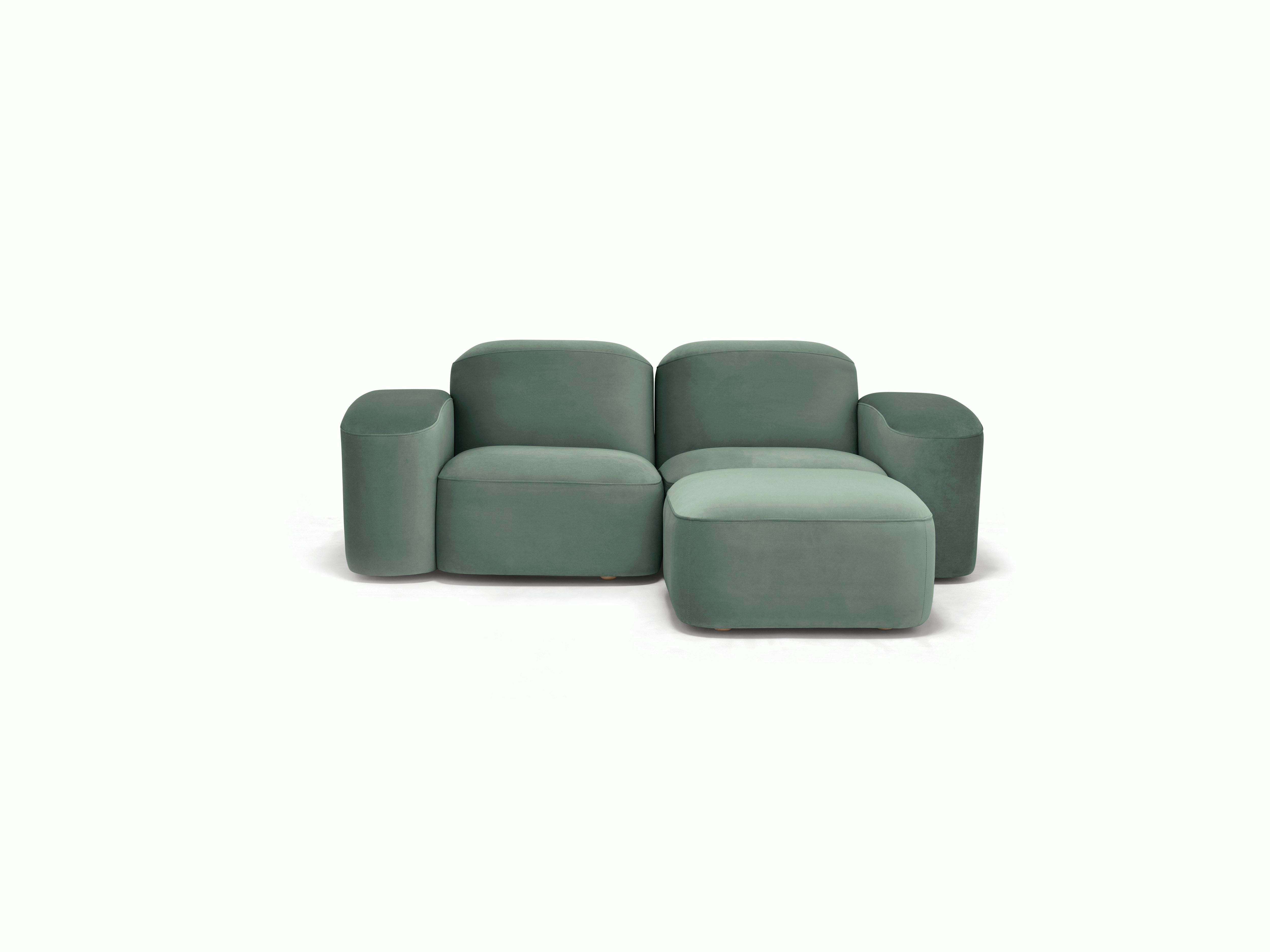 Muse Sofa - Two Seater with Muse Ottoman