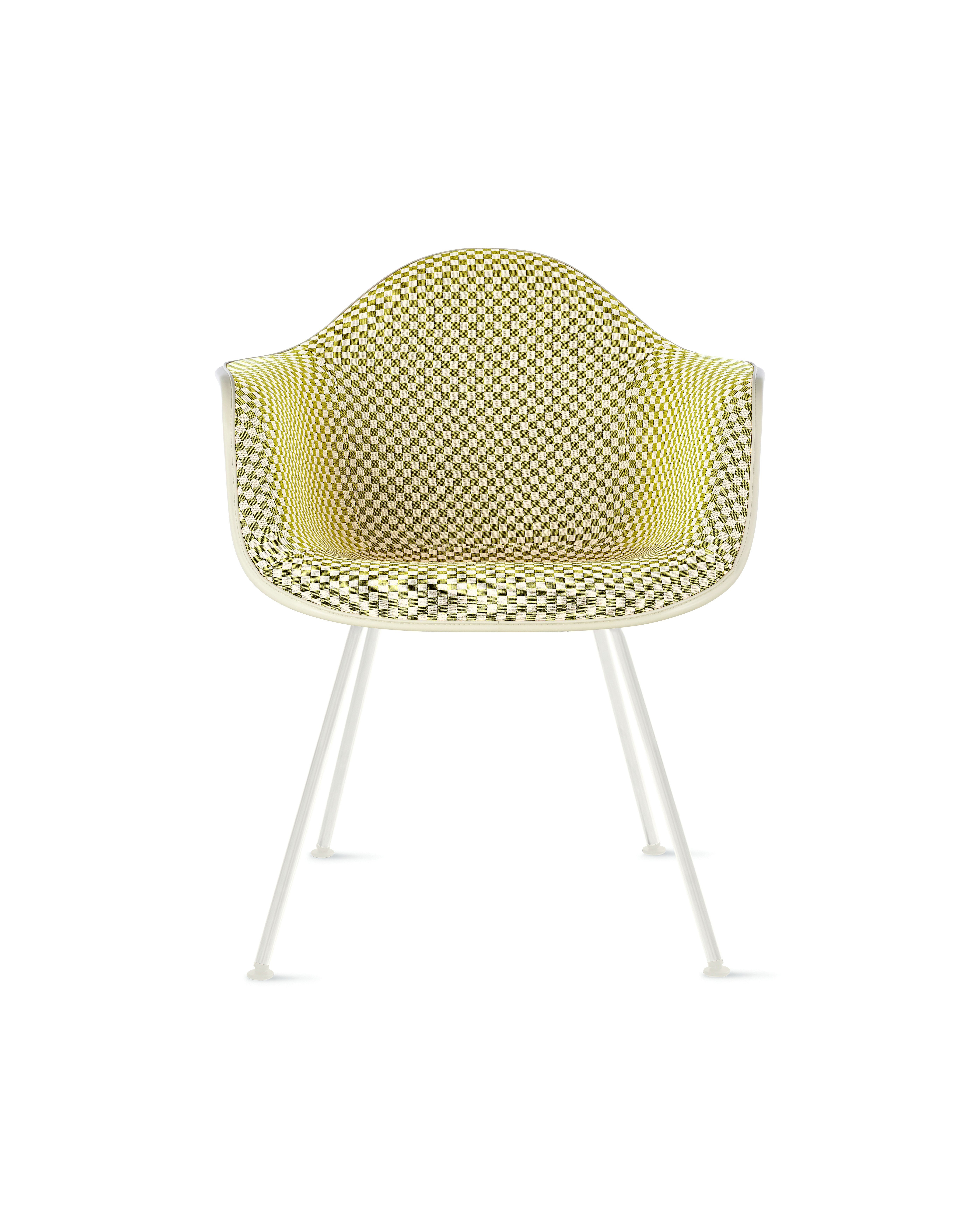 Eames Upholstered Molded Plastic Armchair