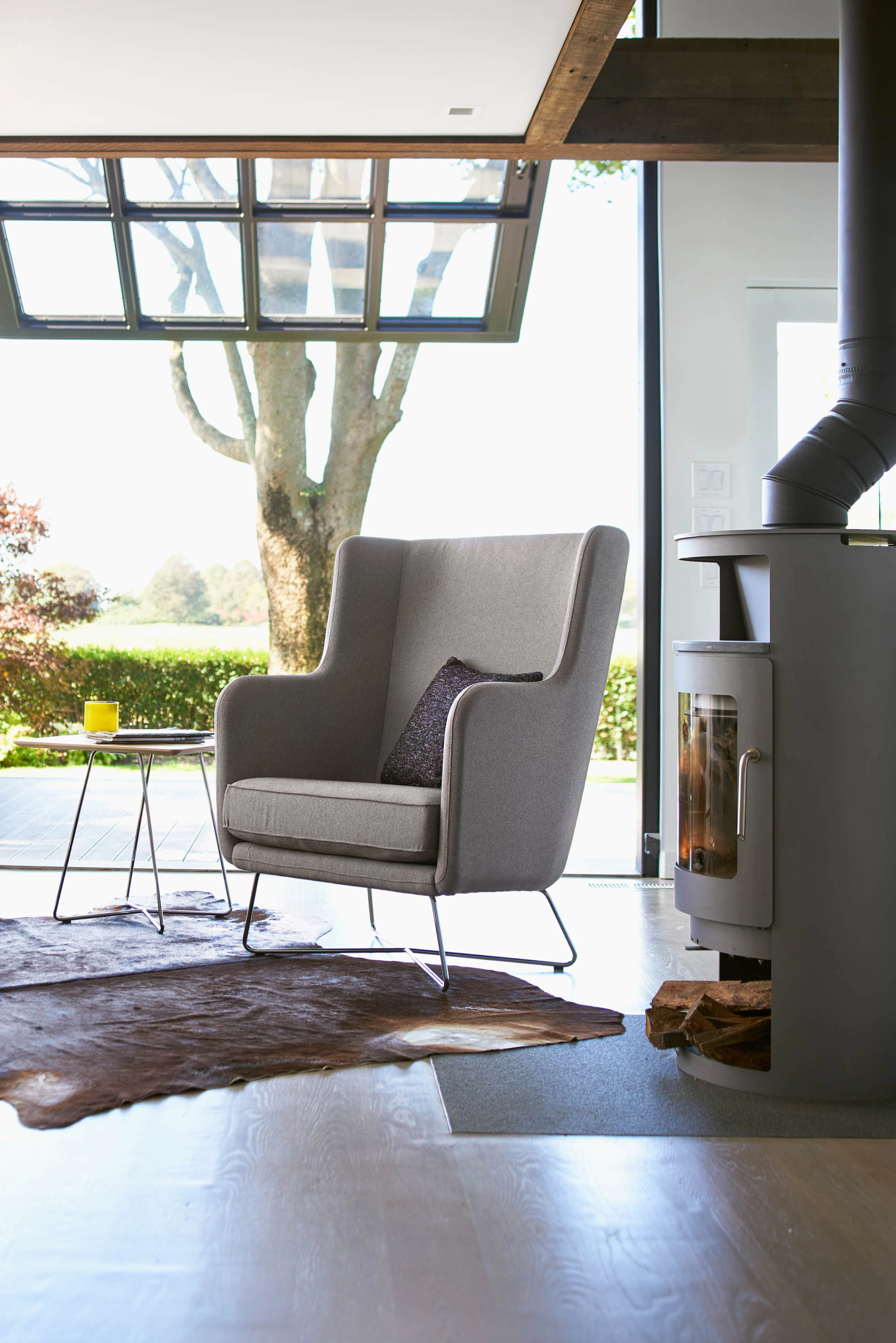 Rockwell Unscripted Highback Chair occasional table rockwell unscripted pillow lounge chair